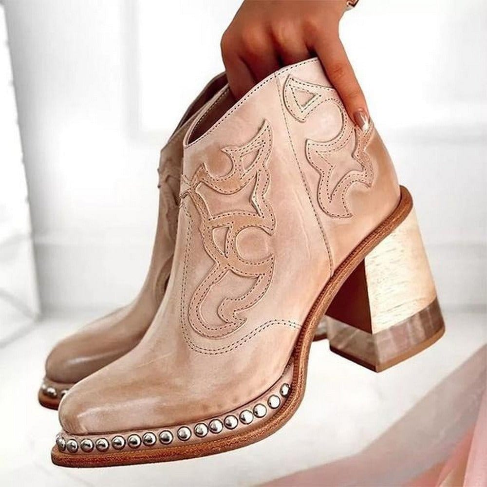 Hannah | Women's Block Heel Western Cowboy Boots