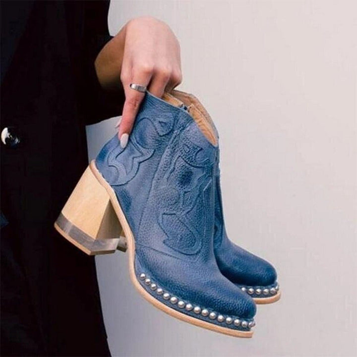 Hannah | Women's Block Heel Western Cowboy Boots