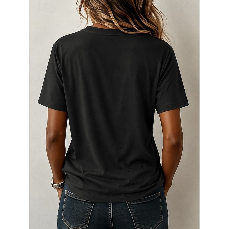 Sophia | Women's Playful Ghost Cat Halloween Tee