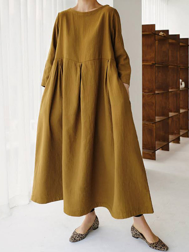 Tanya | Women’s Summer Linen Maxi Dress