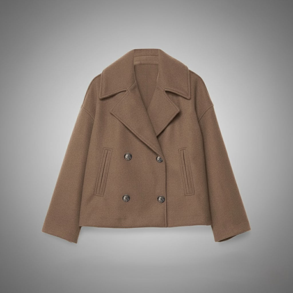 Rowan | Women's Elegant Buttoned Short Coat