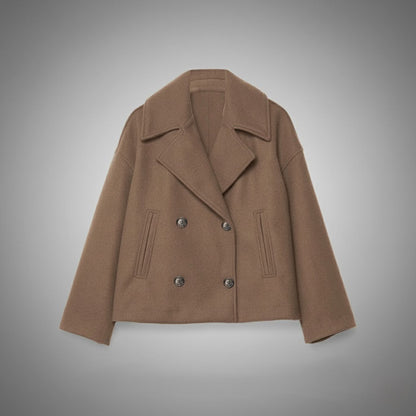 Rowan | Women's Elegant Buttoned Short Coat