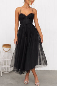 Florence | Women's Elegant Corset Midi Dress