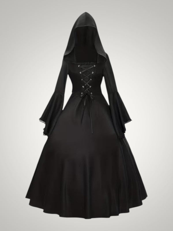 Penelope | Women's Vintage Hooded Medieval Halloween Dress