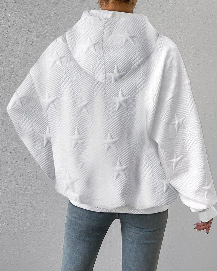 Maya | Women’s Comfortable Star Pattern Hoodie