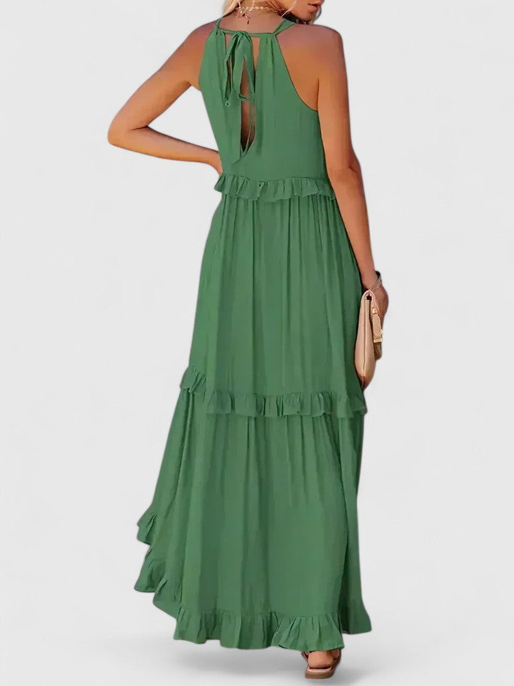 Olivia | Women's Elegant Draped Maxi Dress