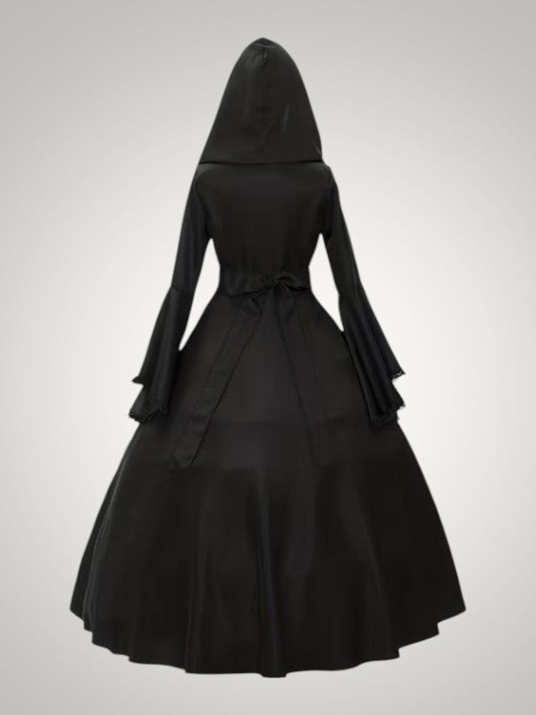 Penelope | Women's Vintage Hooded Medieval Halloween Dress