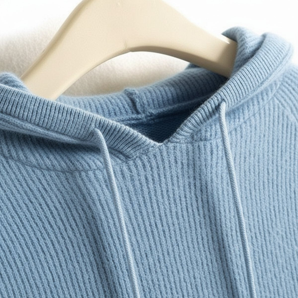 Camila | Women's Ribbed Hooded Knitted Jumper