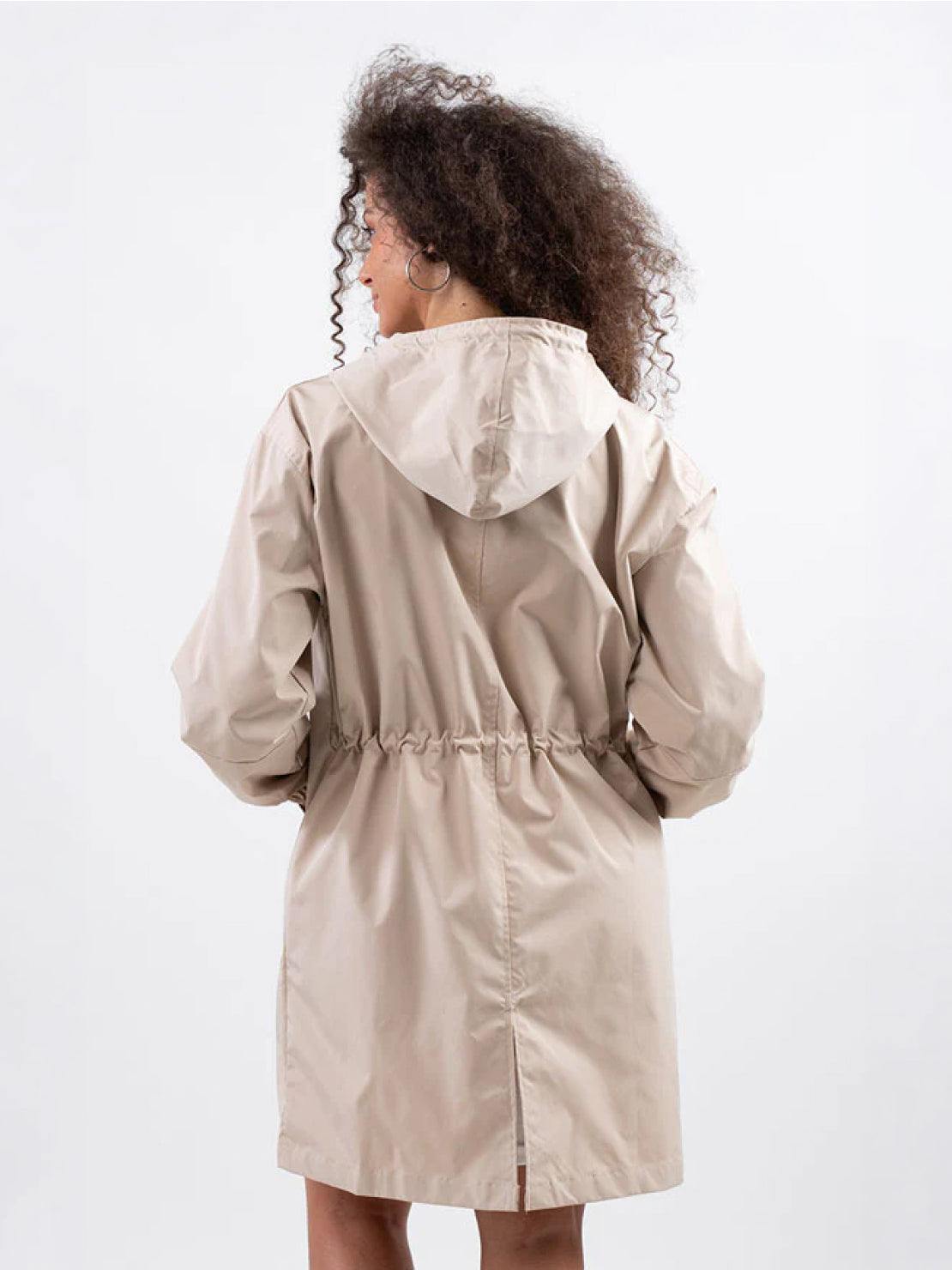Carolyn | Women's Oversized Water Resistant Hooded Windbreaker Rain Jacket