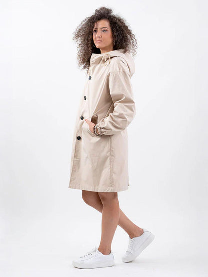 Carolyn | Women's Oversized Water Resistant Hooded Windbreaker Rain Jacket