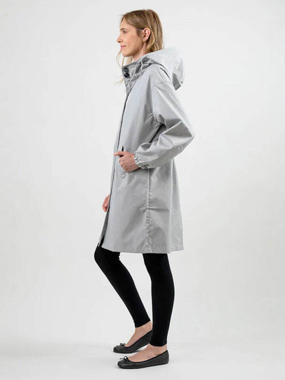 Carolyn | Women's Oversized Water Resistant Hooded Windbreaker Rain Jacket