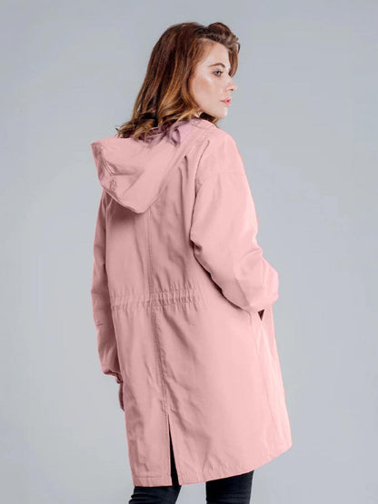 Carolyn | Women's Oversized Water Resistant Hooded Windbreaker Rain Jacket