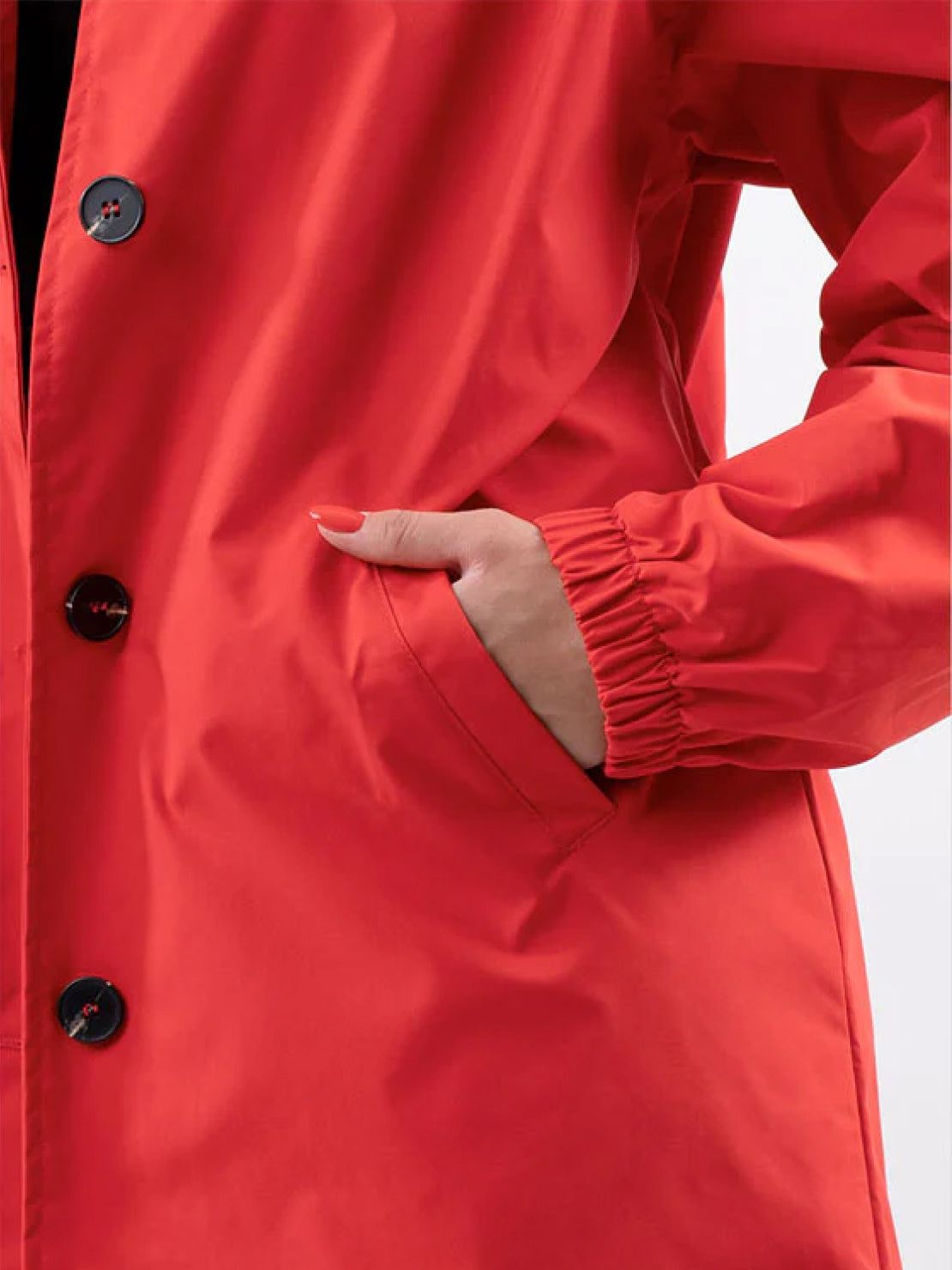 Carolyn | Women's Oversized Water Resistant Hooded Windbreaker Rain Jacket