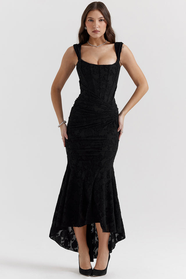 Nayla | Women’s Elegant Wrapped Wedding Guest Dress