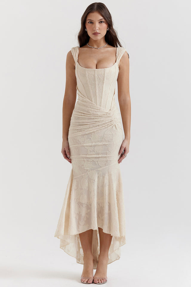 Nayla | Women’s Elegant Wrapped Wedding Guest Dress