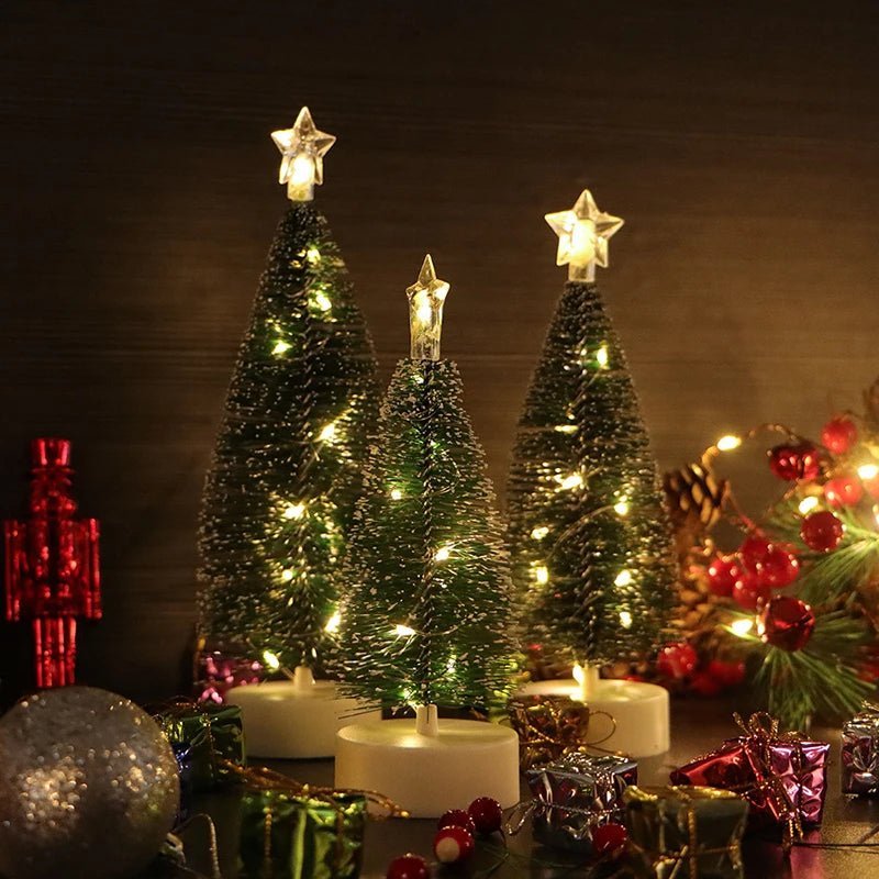 Christmas Tree Lights Battery-Operated Miniature Decoration