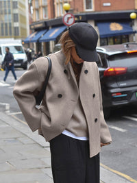 Clover | Women's Elegant Wool Pea Coat