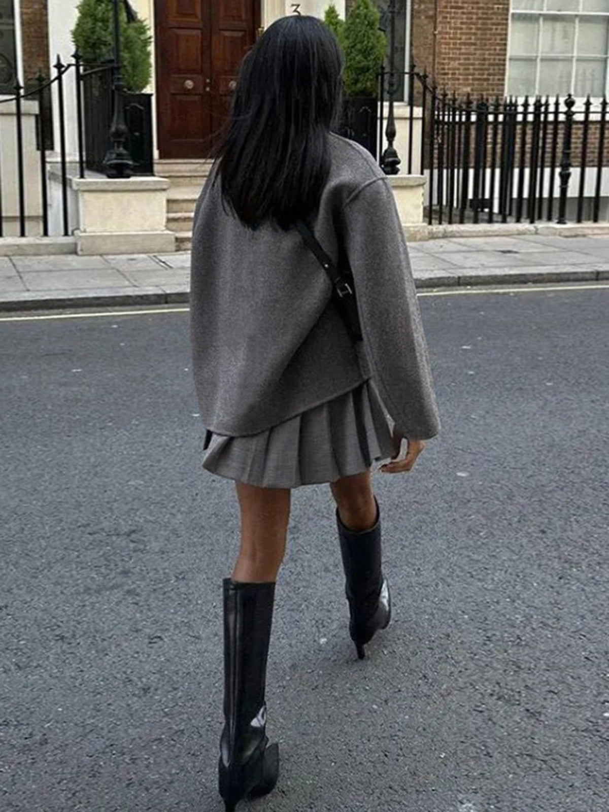 Clover | Women's Elegant Wool Pea Coat