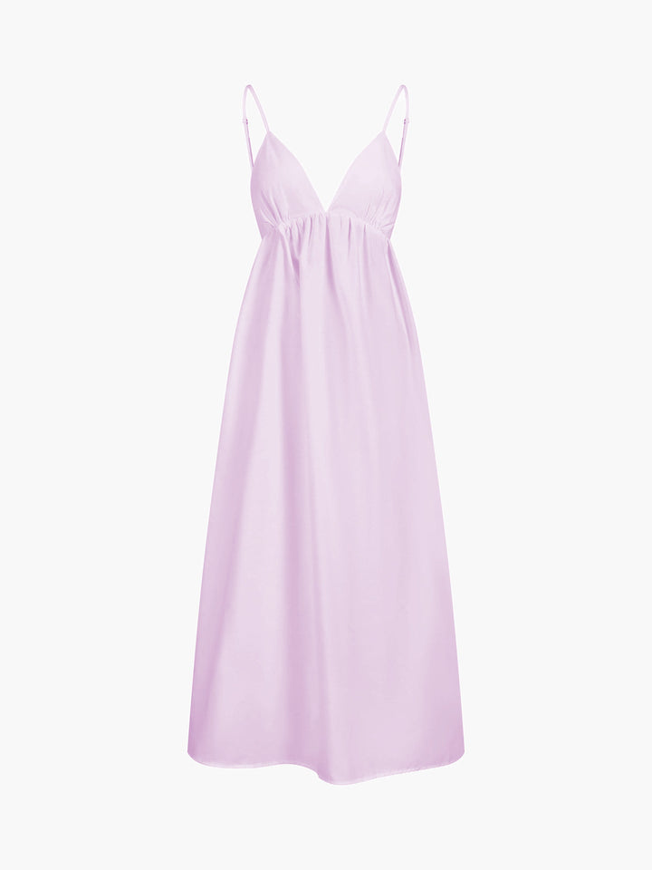 Cressy | Women’s Elegant V-Neck Beach Midi Dress