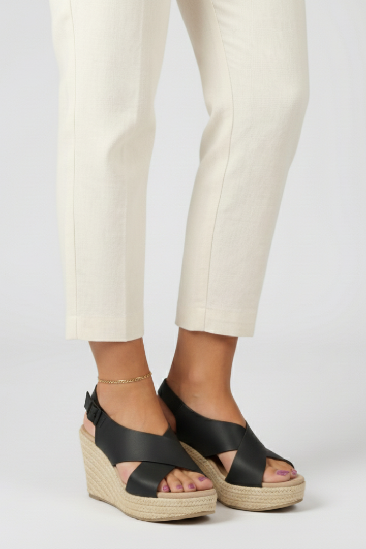 Clementine | Women's Criss-Cross Wedge Sandals