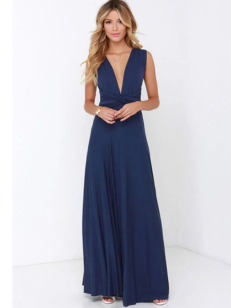 Giana | Women’s Convertible Wedding Guest Maxi Dress