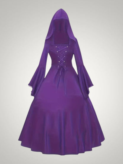 Penelope | Women's Vintage Hooded Medieval Halloween Dress