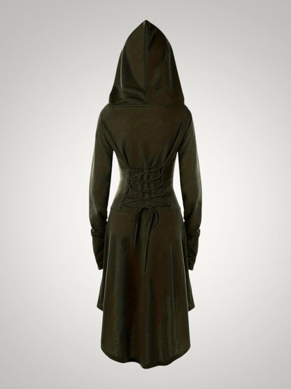 Scarlett | Women's 5 Piece Medieval Hooded Renaissance Halloween Costume