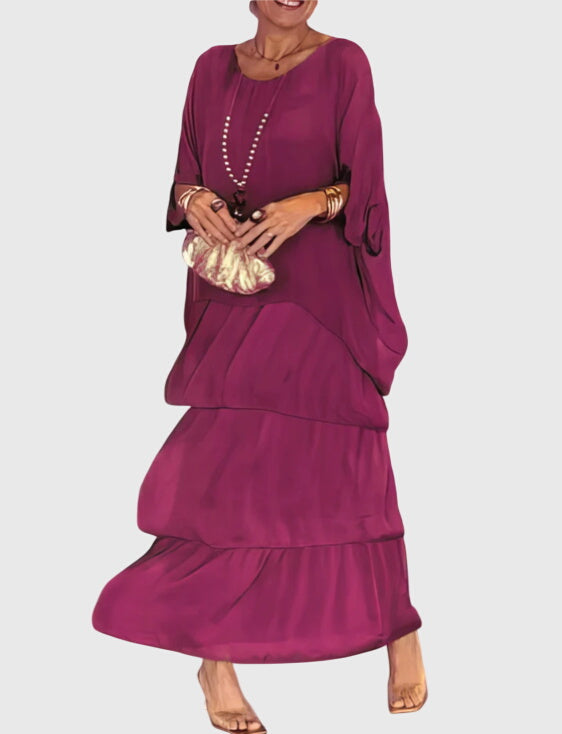 Aria | Women's Relaxed Fit Draped Maxi Dress