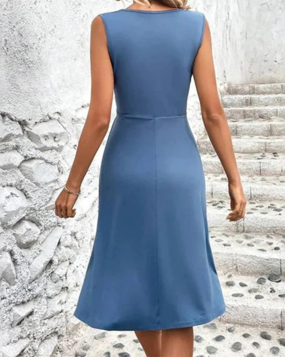Ingrid | Women's Floral V-Neck Midi Dress
