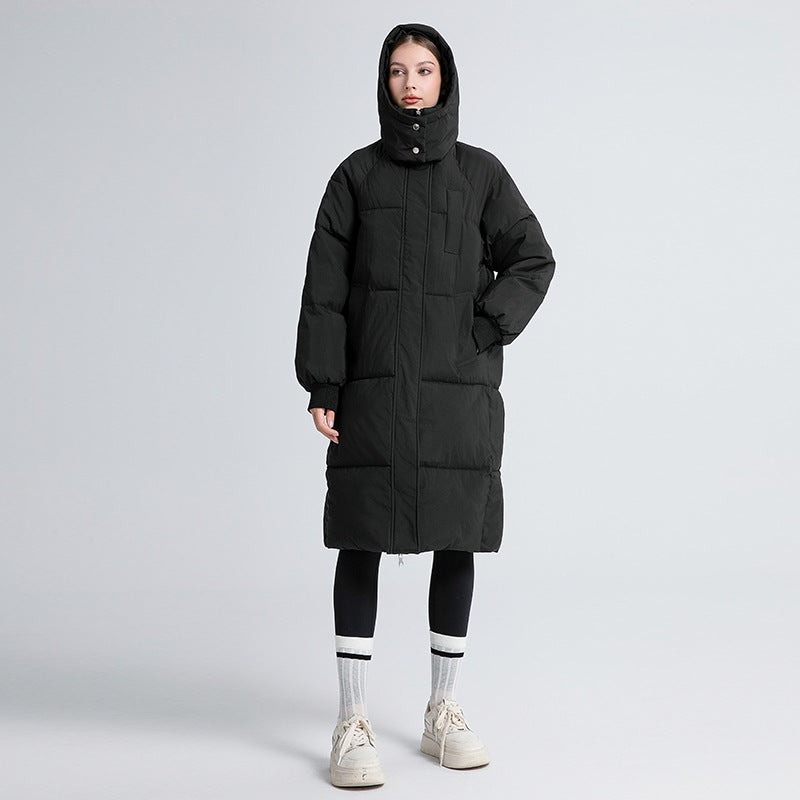 Deborah | Women's Long Winter Hooded Puffer Jacket