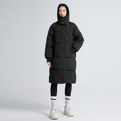Deborah | Women's Long Winter Hooded Puffer Jacket
