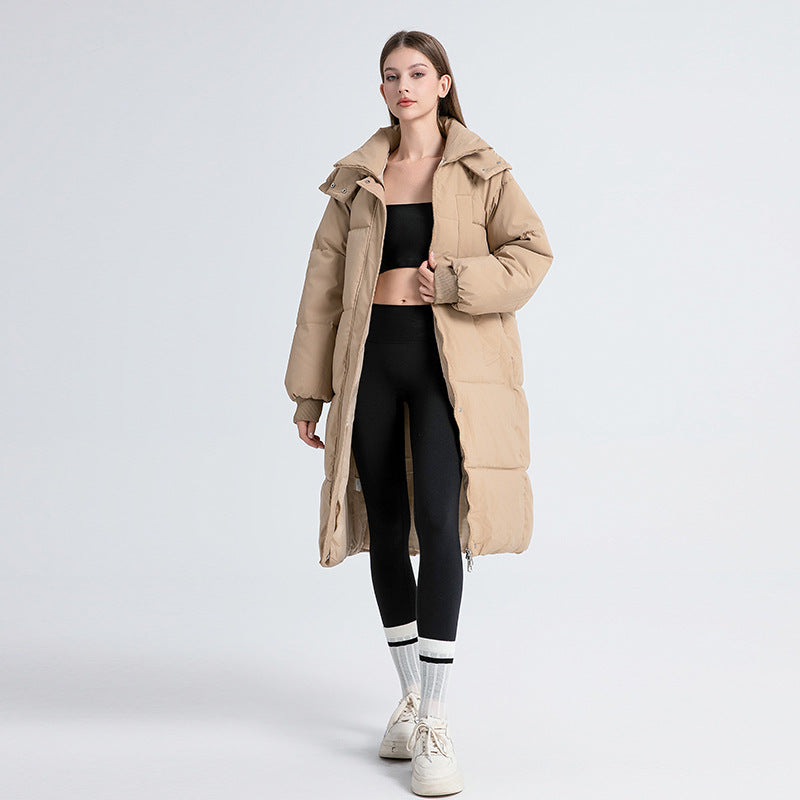 Deborah | Women's Long Winter Hooded Puffer Jacket