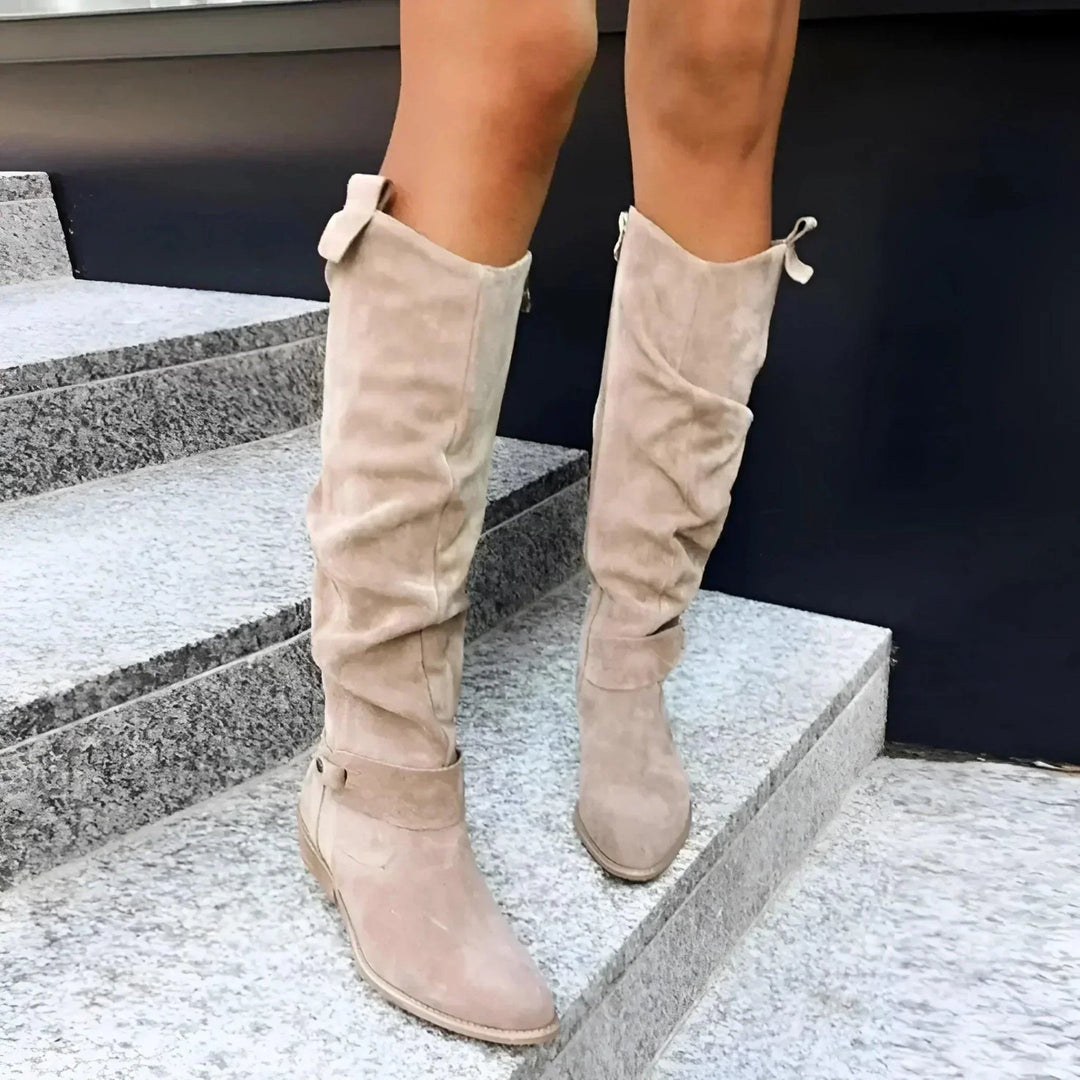 Scarlett | Women's Casual Knee High Cowboy Boots