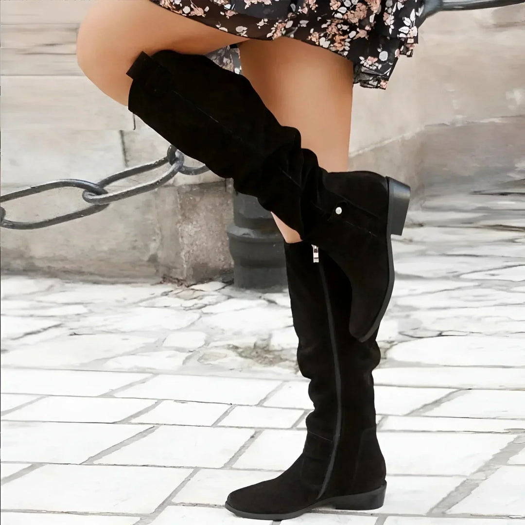 Scarlett | Women's Casual Knee High Cowboy Boots
