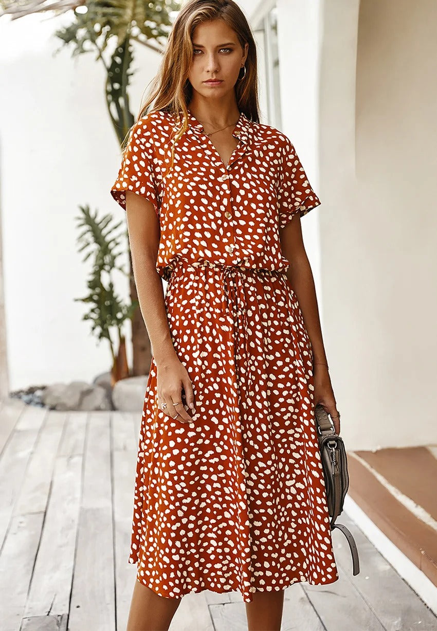 Felicitas | Women's Casual Printed Shirtdress