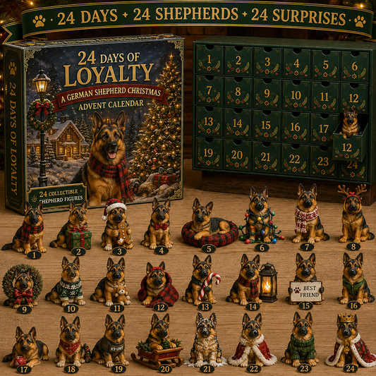 Dog Advent Calendar German Shepherd Christmas Collection