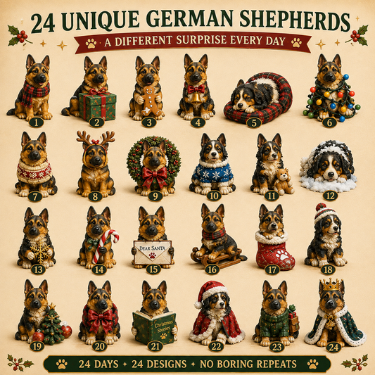 Dog Advent Calendar German Shepherd Christmas Collection