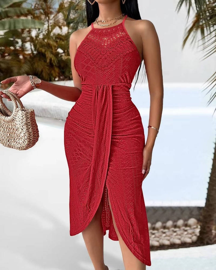 Amaya | Women’s Halter Neck Summer Maxi Dress