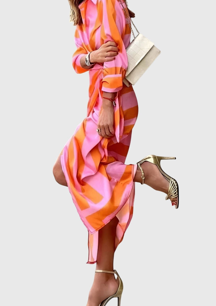 Irsa | Women's Elegant Wrap Maxi Dress