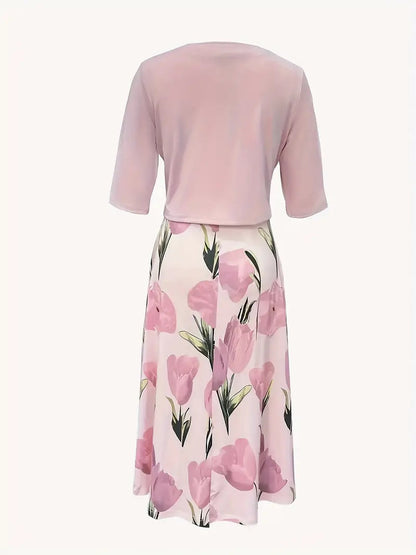 Rachel | Women’s Floral Elegant Maxi Dress Set