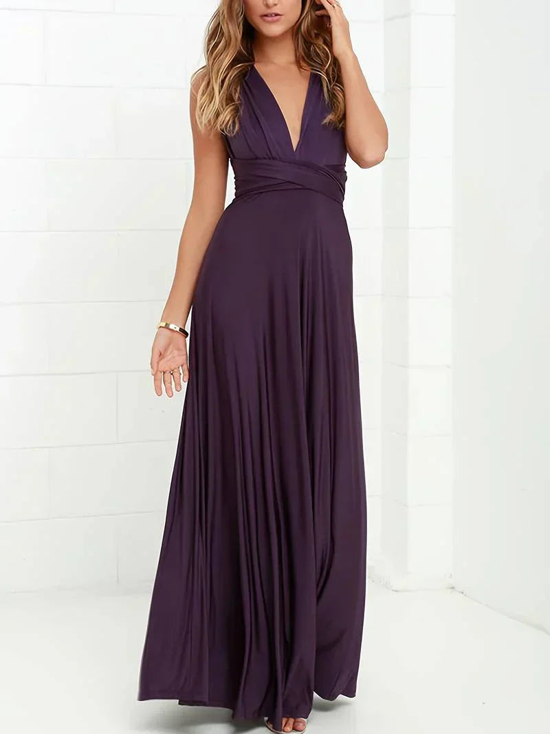 Giana | Women’s Convertible Wedding Guest Maxi Dress