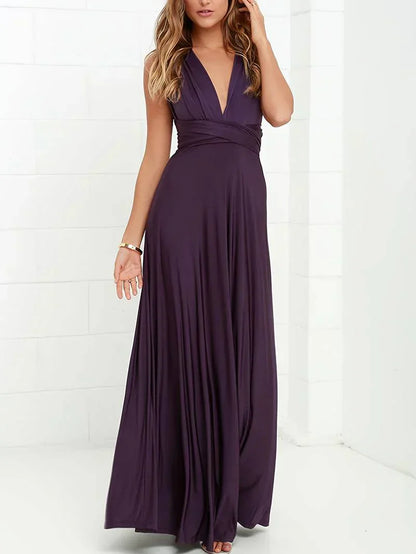 Giana | Women’s Convertible Wedding Guest Maxi Dress