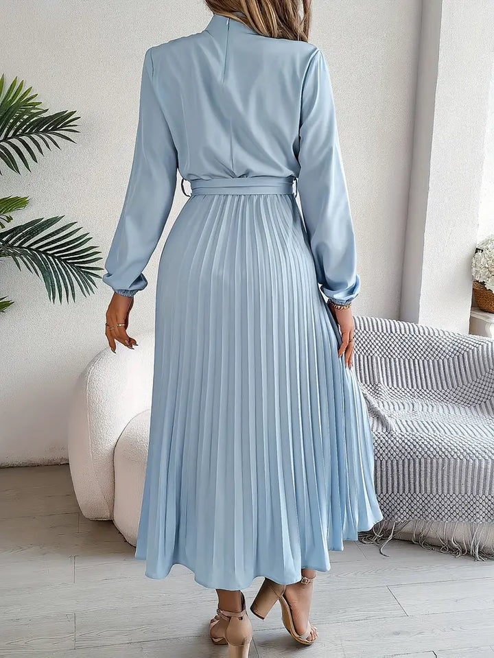 Laura | Women’s Evening Pleated Midi Dress