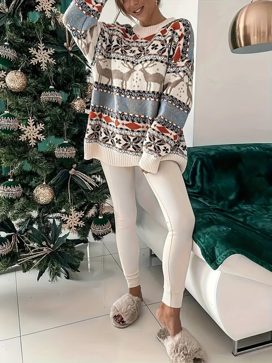Paula | Women's Festive Fair Isle Jumper