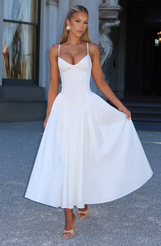 Kaylee | Women's Sophisticated A-Line Summer Midi Dress