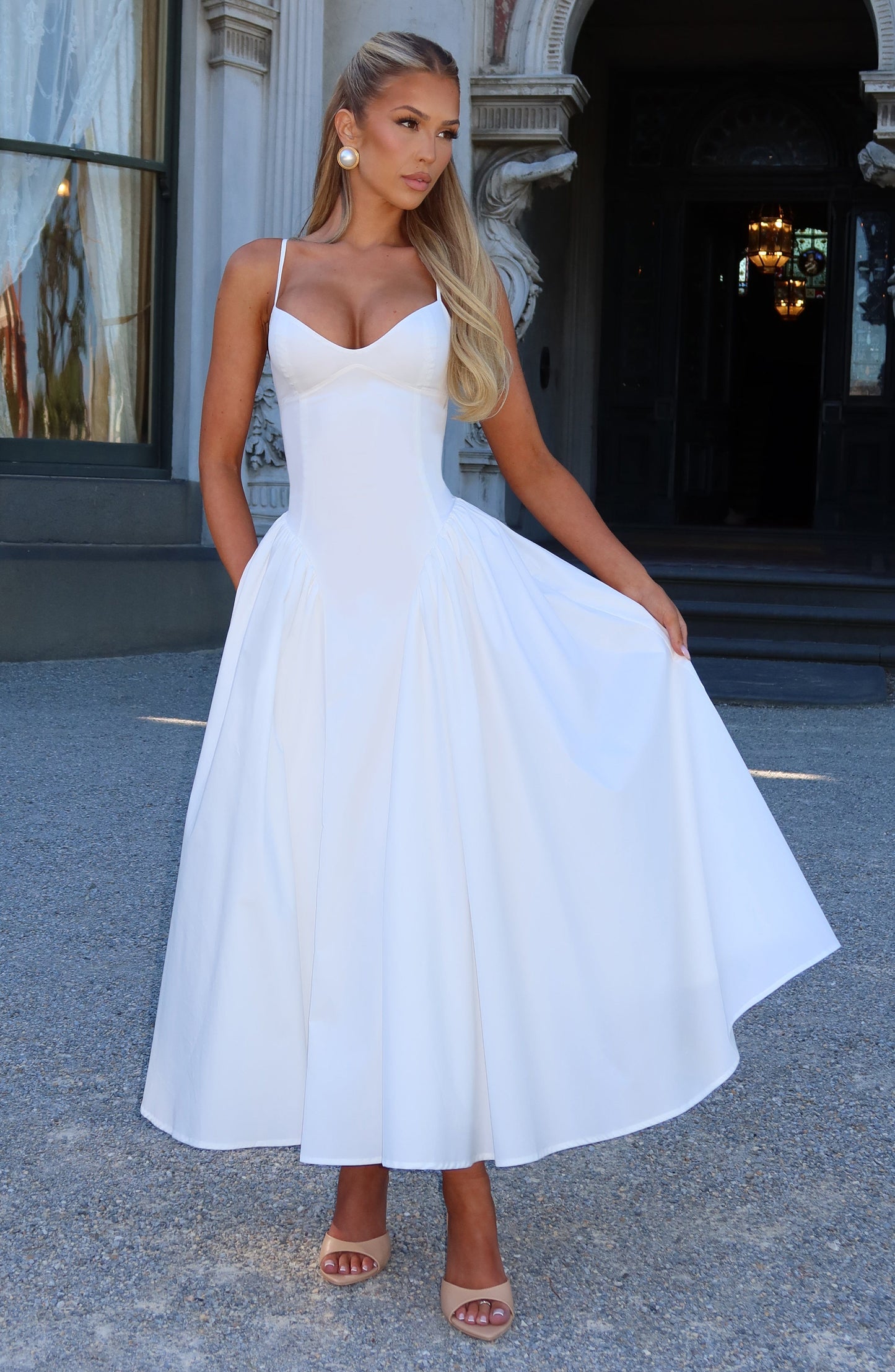 Kaylee | Women's Sophisticated A-Line Summer Midi Dress