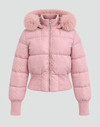 Emma | Women's Winter Faux Hooded Puffer Jacket