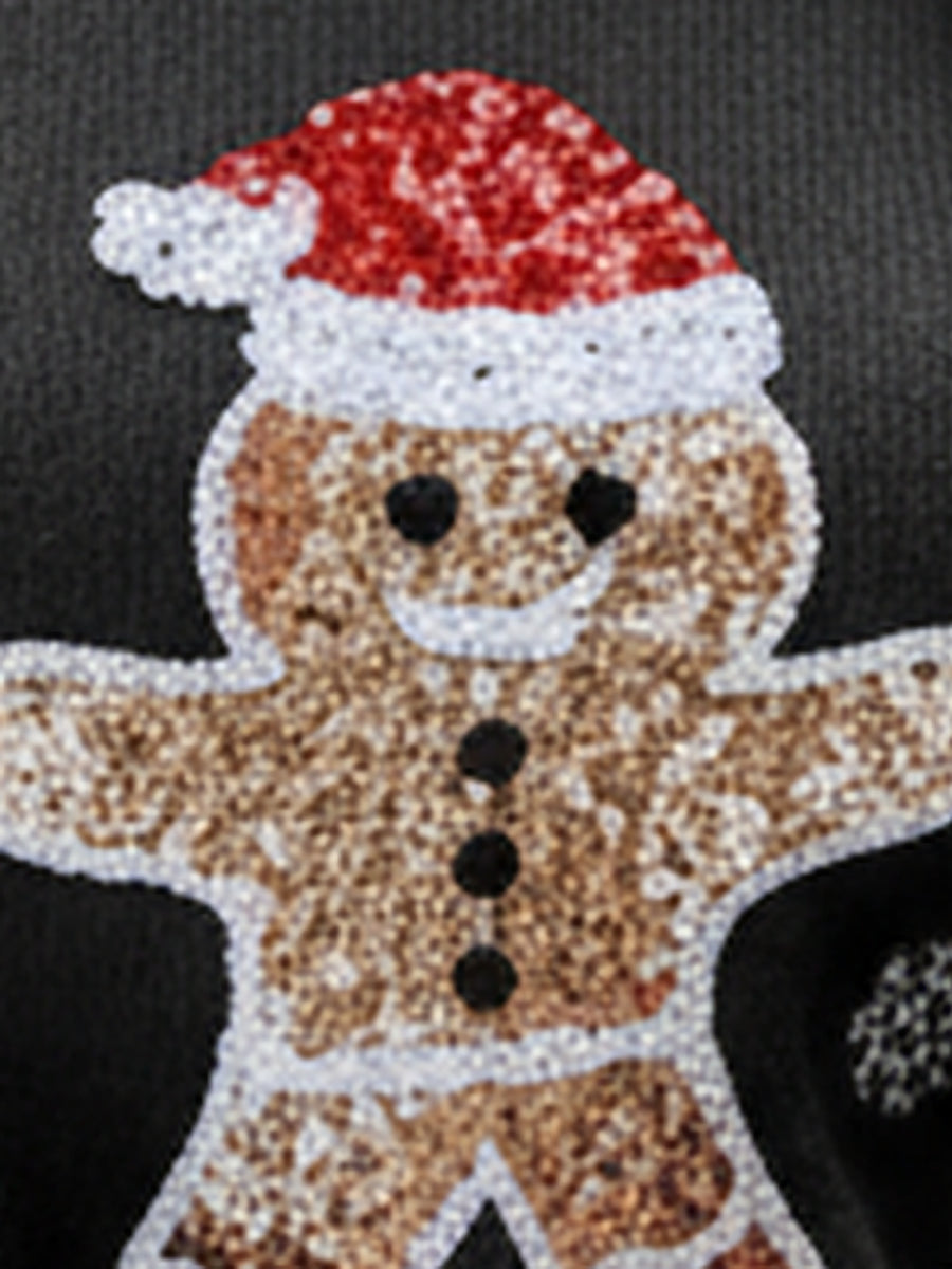 Evie | Women's Festive Sequin Christmas Jumper