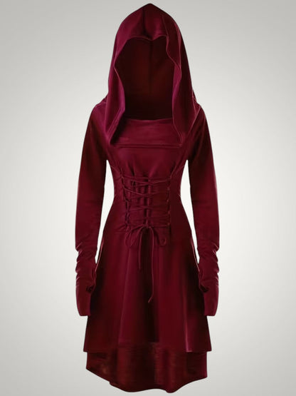 Beatrice | Women's Gothic Hooded Halloween Costume Dress