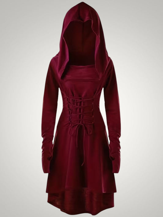 Beatrice | Women's Gothic Hooded Halloween Costume Dress